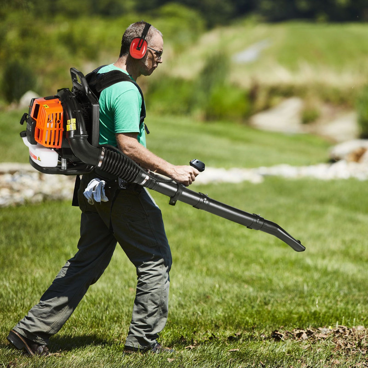 VEVOR Backpack Leaf Blower, 63CC 2-Cycle Gas Leaf Blower with 1.89L Fuel Tank, 1110CFM Air Volume 220MPH Speed, Ideal for Lawn Care, Leaf Cleaning, and Snow Removal - BBSRYCYJ63CCT7396V0 - view 9