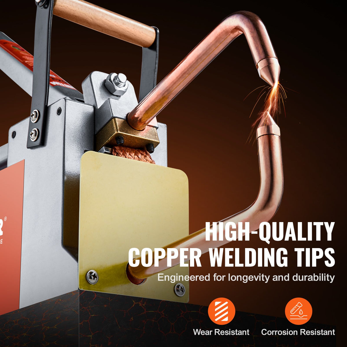 VEVOR Portable Spot Welder, 1/8-inch Spot Welder Machine with 1.5KVA Input Capacity, Handheld Welding Tip Gun, Metal Sheet Spot Welding Machine for Steel Plates - BCDHJX18110VEOX8XV1 - view 5