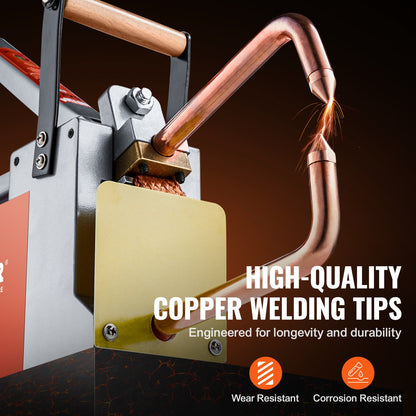 VEVOR Portable Spot Welder, 1/8-inch Spot Welder Machine with 1.5KVA Input Capacity, Handheld Welding Tip Gun, Metal Sheet Spot Welding Machine for Steel Plates - BCDHJX18110VEOX8XV1 - view 5