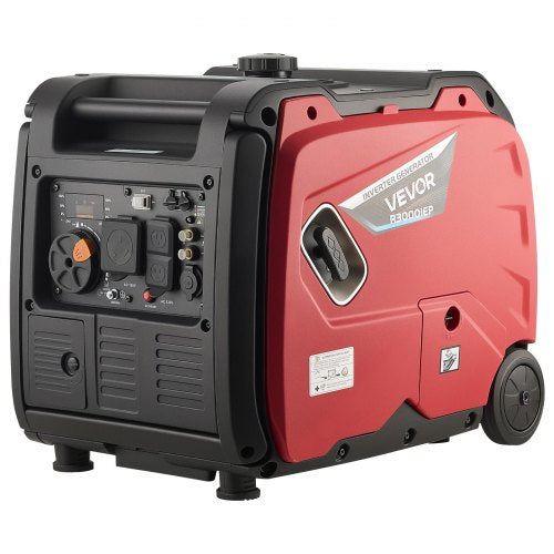 VEVOR Inverter Generator, 4200W Peak Watt Quiet Inverter Generator, Electric Start Inverters Generators for Home Outdoor, Gas Powered, Stable Power, CO Sensor, RV Ready 8.3A Outlet, Long Run Time - BCGBPFDJJYSDPGIXY001V5 - view 2