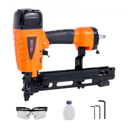 VEVOR Pneumatic Staple Gun, 16 Gauge 7/16-inch Medium Crown Pneumatic Stapler 1" to 2" Length, 70-120PSI Heavy Duty Air-Powered Staple Gun for Roof Decking, Wall Sheathing, Fencing and Subflooring - BCGDSDDQ16GAE9Q9L001V0 - view 2