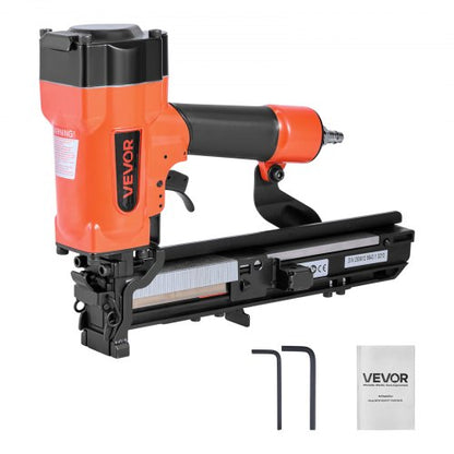 VEVOR Pneumatic Staple Gun, 16 Gauge 1-inch Wide Crown Pneumatic Stapler 5/8" to 1-1/2" Length, 70-120PSI Air Staple Gun with Two Firing Modes for Roof Decking, Wall Sheathing, Fencing, Subflooring - BCGDSDDQ16GASWKGT001V0 - view 2