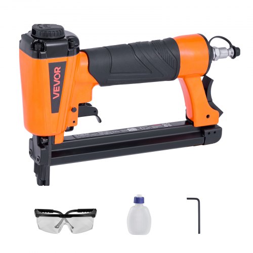 VEVOR Pneumatic Staple Gun, 20 Gauge T50 Pneumatic Upholstery Stapler for 7/16" Crown 5/32"-5/8" Length Staples, 70-110 PSI Air Staple Gun for Woodworking, Upholstering, Fabric, Crafts, DIY Projects - BCGDSDDQ20GAVNSI5001V0 - view 2