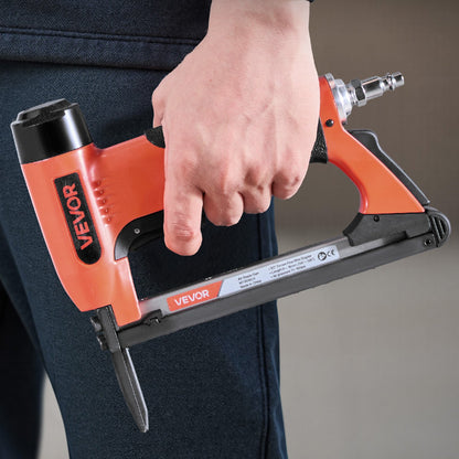 VEVOR Pneumatic Staple Gun, 21 Gauge Long-Nose Upholstery Stapler for 80 Series Fine Wire Staples 1/2-inch Crown 1/4"-5/8" Length, Max 150PCS Loading Air Staple Gun for Upholstering, Woodworking, DIY - BCGDSDDQ21GATTQZ5001V0 - view 9
