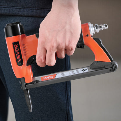 VEVOR Pneumatic Staple Gun, 22 Gauge Long-Nose Upholstery Stapler for 71 Series Fine Wire Staples 3/8-inch Crown 1/4"-5/8" Length, Max 180PCS Loading Air Staple Gun for Upholstering, Woodworking, DIY - BCGDSDDQ22GAXGATF001V0 - view 9