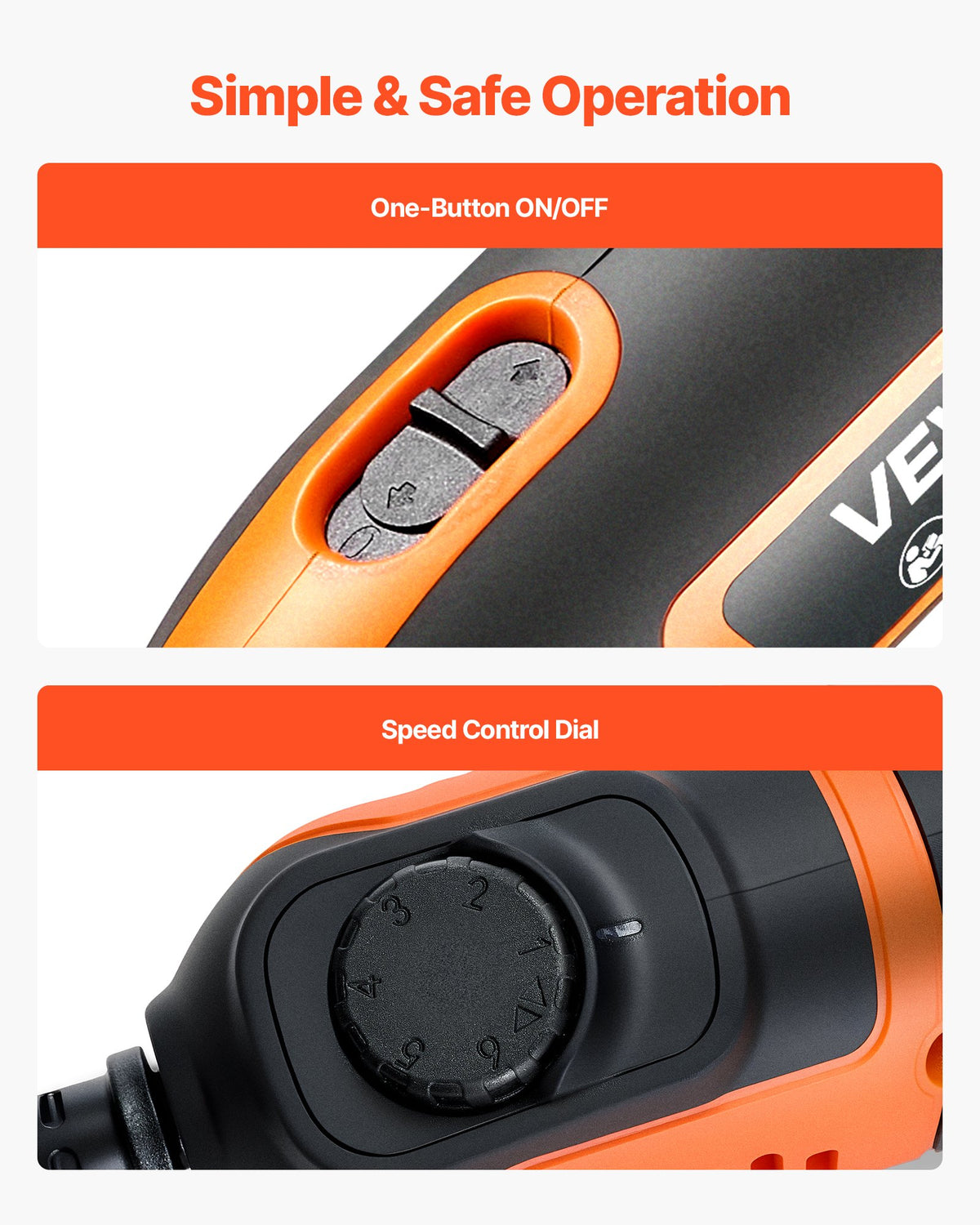 VEVOR 84-Piece Rotary Tool Kit, 200W Mini Power Rotary Tool Corded , 6-Level Speed 8000-40000 RPM Multi-Purpose DIY Tools for Engraving, Sanding, Polishing, Carving, Grinding, Cutting, DIY Crafts - BCGXZGJTJYSJE7E9X001V1 - view 4