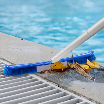VEVOR Swimming Pool Cleaning Kit, Includes 2 Detachable Brush Heads (20 Inch / 5.5 Inch) and 2 Pool Skimmer Nets, 4-in-1 Inground/Above Ground Pools Cleaning Tools Set for Leaf, Fine Mesh, No Poles - BCGYCQJTJYCQOQBUJ001V0 - view 9