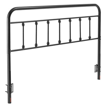 VEVOR Metal Headboard, Queen Size Headboard with Adjustable Height, Metal Headboard for Queen Size Bed, W59.65 x H40.55 x D1.5 inches, Ideal for Bedroom, Hotel, Homestay, Dormitory, Black - BDDCTBJSZLKS25Z0O002V0 - view 1