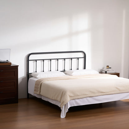 VEVOR Metal Headboard, Queen Size Headboard with Adjustable Height, Metal Headboard for Queen Size Bed, W59.65 x H40.55 x D1.5 inches, Ideal for Bedroom, Hotel, Homestay, Dormitory, Black - BDDCTBJSZLKS25Z0O002V0 - view 9