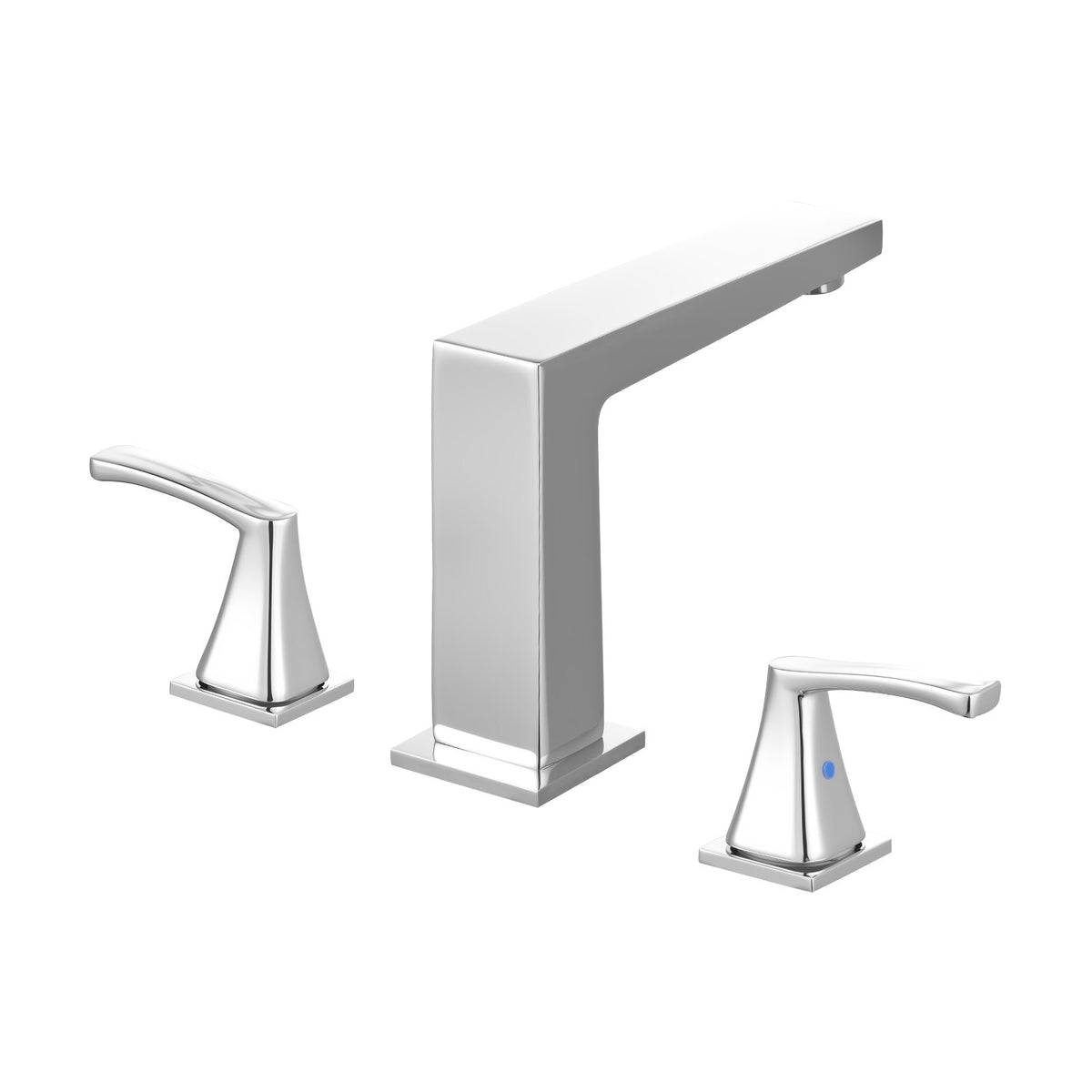 VEVOR Roman Tub Faucet, 3 Hole Waterfall Bathtub Faucet, Bath Tubs Faucets Set with 2 Handles, Roman Tub Faucets Deck Mount for Pet Washing, Baby Care, Adult Bathing, Silver, Right-Angle Tub Faucet - BDFDPKBDHS2GEB2LM001V0 - view 10