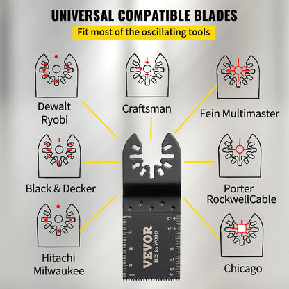 VEVOR Oscillating Tool Blades - Select Your Configuration - BDGJDPG100PCSS199V0 - view 3