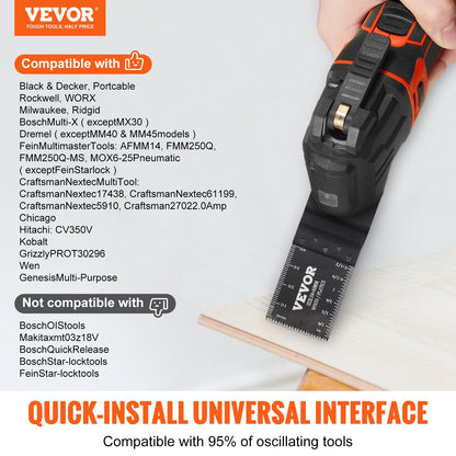 VEVOR Oscillating Tool Blades - Select Your Configuration - BDGJDPQR50PCSVDUMV0 - view 2