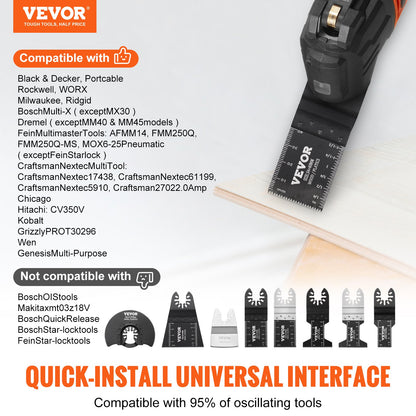 VEVOR Oscillating Tool Blades - Select Your Configuration - BDGJDPTZ33PCSGK9LV0 - view 2
