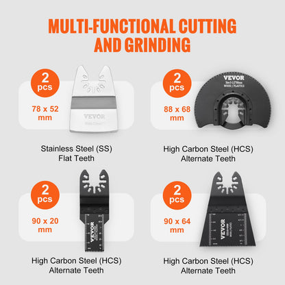 VEVOR Oscillating Tool Blades - Select Your Configuration - BDGJDPTZ33PCSGK9LV0 - view 3