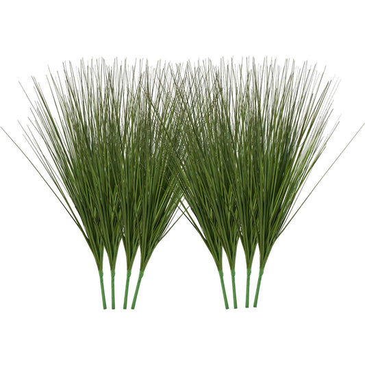 VEVOR Artificial Grass Plant, 27 inch Faux Onion Grass Fake Greenery Shrubs Plant, Premium PVC for Indoor Outdoor House Home Garden Office Room Décor, Housewarming, 8 Pack Green - BDPYCC27INCHKIB2V001V0 - view 1