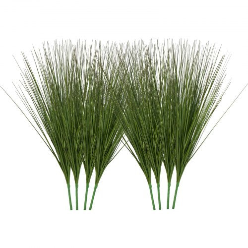 VEVOR Artificial Grass Plant, 27 inch Faux Onion Grass Fake Greenery Shrubs Plant, Premium PVC for Indoor Outdoor House Home Garden Office Room Décor, Housewarming, 8 Pack Green - BDPYCC27INCHKIB2V001V0 - view 2
