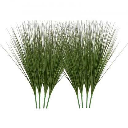 VEVOR Artificial Grass Plant, 27 inch Faux Onion Grass Fake Greenery Shrubs Plant, Premium PVC for Indoor Outdoor House Home Garden Office Room Décor, Housewarming, 8 Pack Green - BDPYCC27INCHKIB2V001V0 - view 2