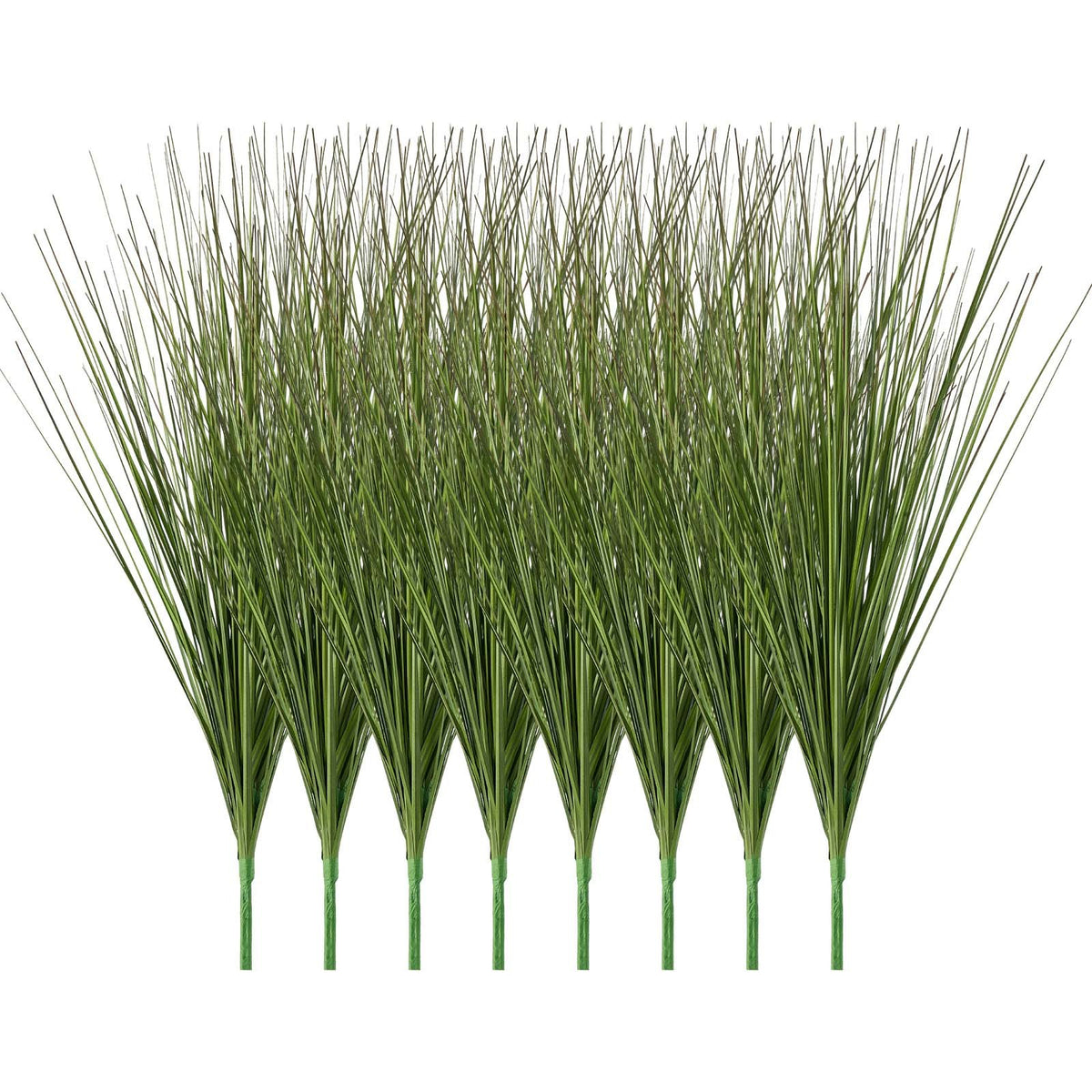 VEVOR Artificial Grass Plant, 27 inch Faux Onion Grass Fake Greenery Shrubs Plant, Premium PVC for Indoor Outdoor House Home Garden Office Room Décor, Housewarming, 8 Pack Green - BDPYCC27INCHKIB2V001V0 - view 10