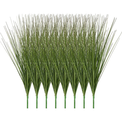 VEVOR Artificial Grass Plant, 27 inch Faux Onion Grass Fake Greenery Shrubs Plant, Premium PVC for Indoor Outdoor House Home Garden Office Room Décor, Housewarming, 8 Pack Green - BDPYCC27INCHKIB2V001V0 - view 10