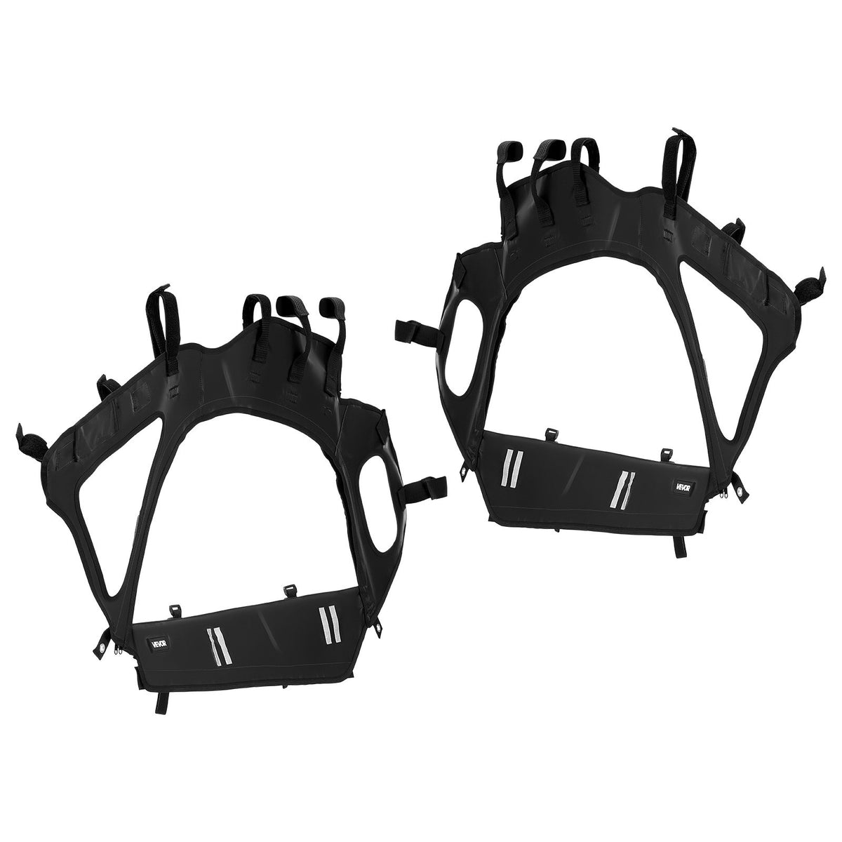 VEVOR Cab Enclosure Upper Doors, Compatible with Can-Am Maverick X3 2-Seater 2017-2025, Soft Upper Doors, Windproof Upgraded Zipper UTV Soft Side Window Kit, Work with Side Mirrors and Windshields - BDWQCANAMMAVD3SYY001V0 - view 10
