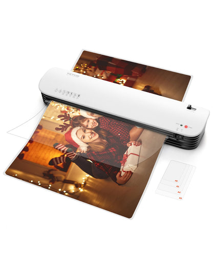VEVOR Laminator Machine, Thermal Laminator for Max A3 Paper Size, 2-3 min Quick Warm Portable Laminator, 3-5 mil Thickness, Ideal for Home, Office, Business, or School Supplies, White + Black - BGFMJA3RY35MSW255V1 - view 1