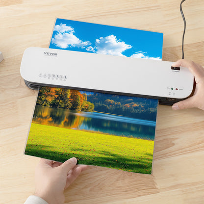 VEVOR Laminator Machine, Thermal Laminator for Max A3 Paper Size, 2-3 min Quick Warm Portable Laminator, 3-5 mil Thickness, Ideal for Home, Office, Business, or School Supplies, White + Black - BGFMJA3RY35MSW255V1 - view 9