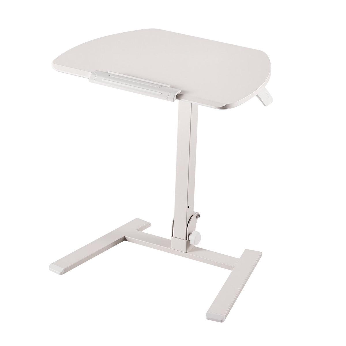 VEVOR Standing Desk, Adjustable Height Mobile Stand Up Desk with Tilting Desktop, 25.6 x 19 in Small Computer Sit Stand Workstation, 33 lbs Capacity, Pneumatic Lift for Home Office, Fully Assembled - BGGZTMAZCGSJQ6UCT001V0 - view 10