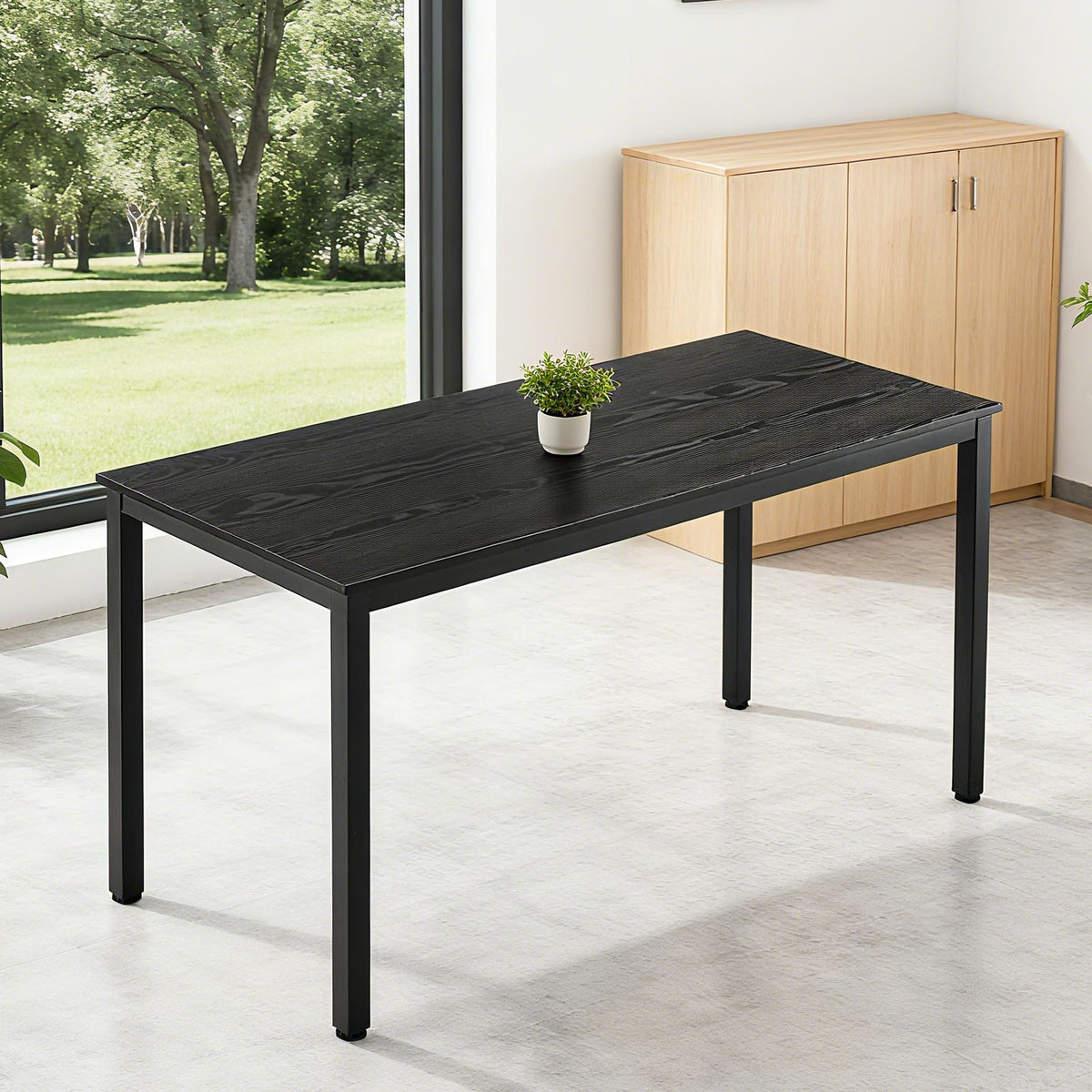 VEVOR Conference Table, Set of 6, 4.5 ft Office Meeting Table for 16 Person, Flexible Combination Desk Set, Modern Rectangle Meeting Desk with Metal Legs for Office, Conference Room, Easy Assembly - BGHYZJX45FT641LV2001V0 - view 9