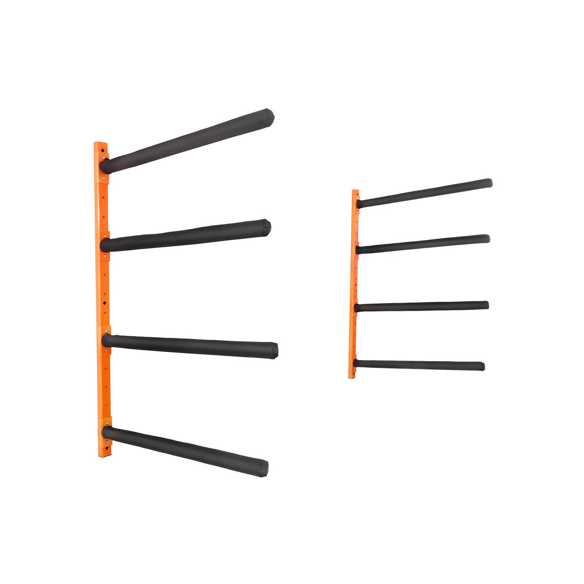 VEVOR Wall Kayak Storage Rack, 4-Capacity Wall Mounted Kayak Holders for Kayak Canoe Paddle Board, Kayak Storage Hooks with Adjustable Padded Arms, 400 LBS Load Kayak Hanger for Indoor Outdoor Garage - BGS4G0000000MMS6PV0 - view 10