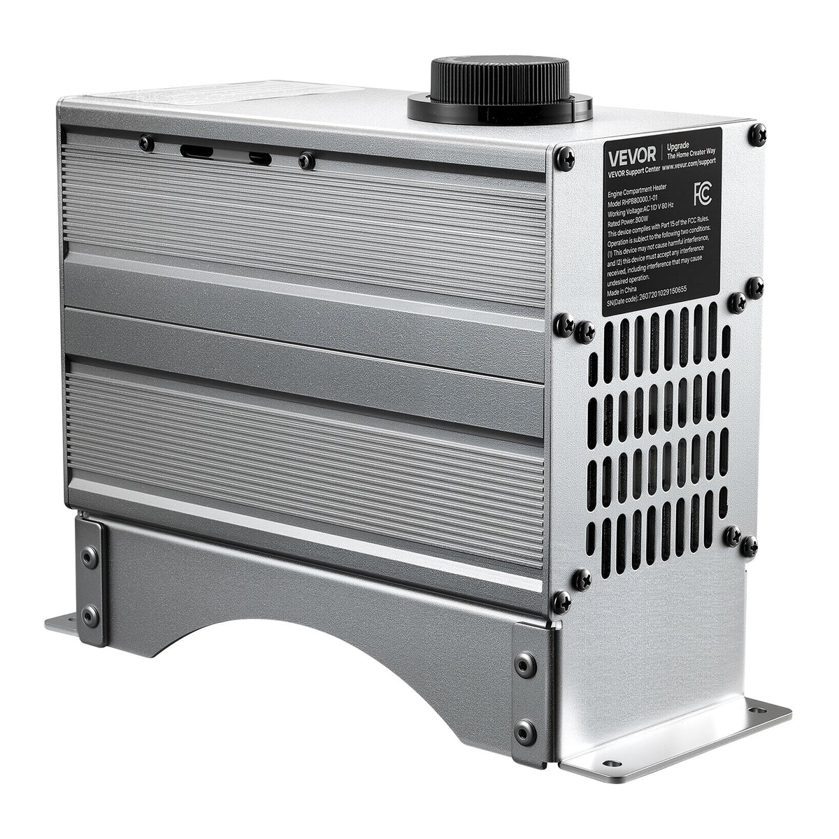 VEVOR Boat Engine Compartment Heater, 800W Bilge Heater Fit Boats Up to 35FT, Self-Regulating PTC Element & 32-104°F Adjustable Thermostat, IP68 Waterproof Fan, Winter Freeze Protection for Boats RVs - BGSFDJCJRQ808EQQF001V1 - view 10