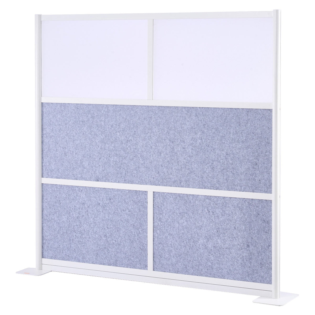 VEVOR Office Divider Privacy Partition, 1-Pack, 70" x 70" Modular Wall Room Divider, PET Workstation Cubicle Partition with Frosted Windows, Freestanding Privacy Panel Wall for Office Library - BGSGDQW70H70EMIF1001V0 - view 1
