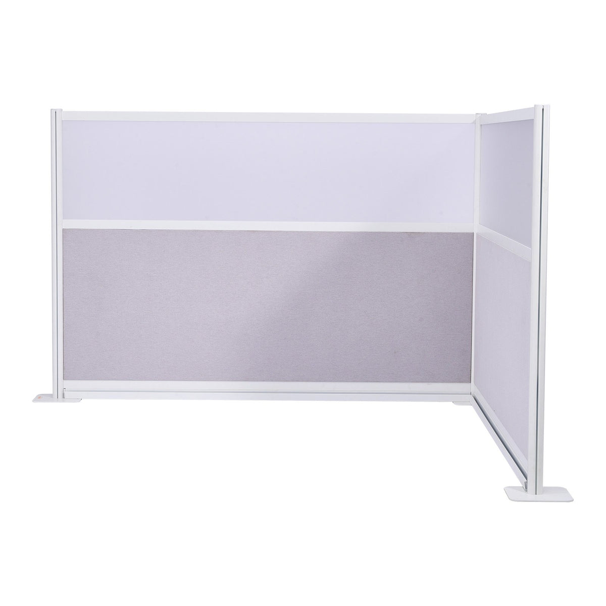 VEVOR Office Divider Privacy Partitions, 2-Pack, 72" x 48" Room Divider Walls, PET Workstation Cubicle Partition with Frosted Acrylic Windows, Freestanding Privacy Panels for Office Library School - BGSGDQW72H48O9NLM001V0 - view 10
