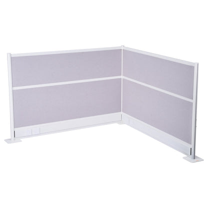 VEVOR Office Divider Privacy Partitions, 2-Pack, 72" x 48" Room Divider Walls, PET Workstation Cubicle Partition with Outlet Covers, Freestanding Privacy Panels for Office Library School - BGSGDQW72H48UVV1N001V0 - view 1