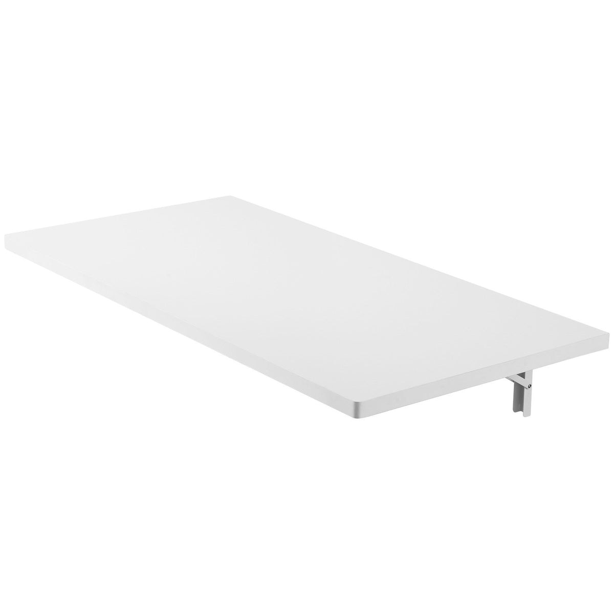 VEVOR Wall Mounted Folding Table, 39.4 x 19.7 inches Wall Mount Table, Floating Desk with Iron Bracket, Fold Down Desk for Small Spaces, Home Office, Dining, Laundry Room, Kitchen, Bar, White - BGSGZZPMBHB3UG5NNV0 - view 10