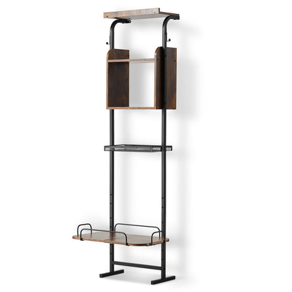 VEVOR Pet Feeding Station with Storage, Elevated Dog Bowls, Raised Dog Bowl Stand, Dog Food Storage and Feeder Station with Storage Shelves, Pet Toy Storage Organizer, for Large Medium Small Dogs - BGSJSCWHSWJ1A05ROV0 - view 10