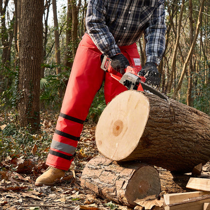 VEVOR Chainsaw Chaps Wrap, Class D, 8 Layers Wrap Style Chainsaw Pants with Adjustable Belt & Gear Pocket, Chain Saw Chaps for Men/Women, Chainsaw Safety Equipment for Loggers Forest Workers, Large - BGSLJHT420DNA7EW6V0 - view 9
