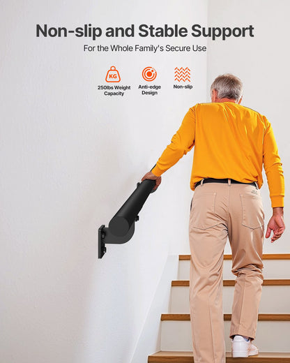 VEVOR indoor wall mounted stair handrail - Select Your Configuration - BGSLZYGFS4FTZDDGX001V0 - view 2