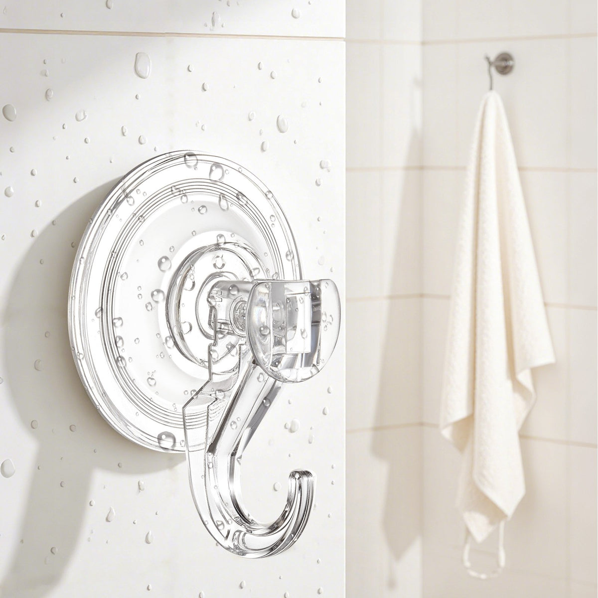 VEVOR Suction Cup Hooks 6 Pack, 2.76 x 3.54 x 1.57 inch, 10 LBS Max Load Clear Shower Suction Cups, Strong and Reusable Heavy Duty Wall Holder, for Loofah, Towel, Glass, Window, Kitchen, Bathroom - BGSXP35INCHS8GZV6001V0 - view 9