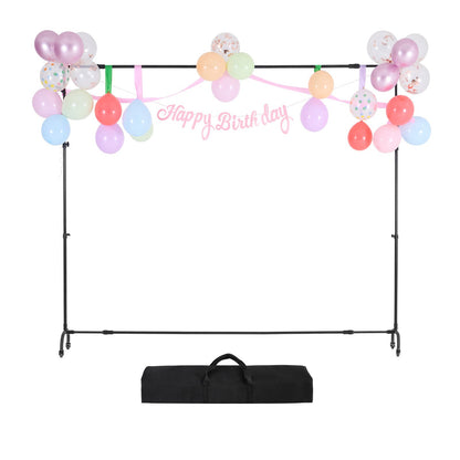 VEVOR Backdrop Stand with Wheels, 7 x 10 ft Adjustable Photo Backdrop Stand Kit, Moveable Background Backdrop Stand, Heavy Duty Projector Screen Stand, for Wedding, Photo Studio & Party - BJJ2KKYDS710H7CIRV0 - view 10