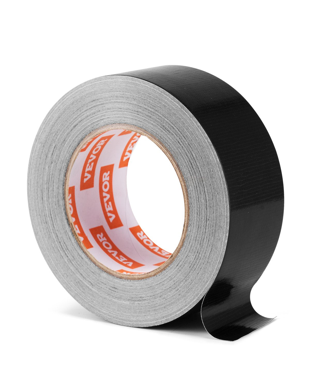 VEVOR Duct Tape, 1.88 in x 35 Yards, 1-Pack, Waterproof and Temperature-Resistant, No Residue Strong Adhesive Heavy Duty Duct Tape, Tear by Hand, for Indoor and Outdoor Repairs, All Weather, Black - BJJD1G35YD18DXRRLV0 - view 1