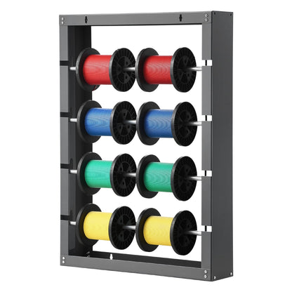 VEVOR Wire Spool Rack, 4 Adjustable Rods, Cold-Rolled Steel Wire Spool Holder Wall Mounted for Multi-Spools, Wiring Storage, 150 lbs Capacity Cable Dispenser, for Electrical Industrial Retail Use - BJKJFXJJXBJKF9J5D001V0 - view 10