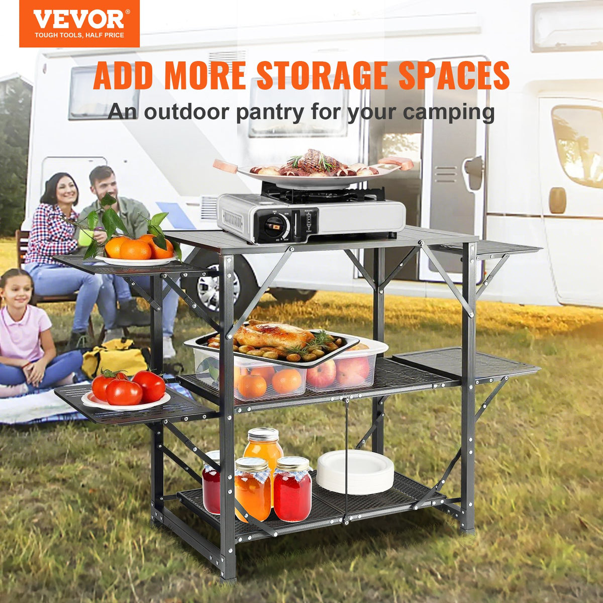 VEVOR Outdoor Camping Kitchen - Select Your Configuration - BJKYDCFHSBDSTYUGSV0 - view 2