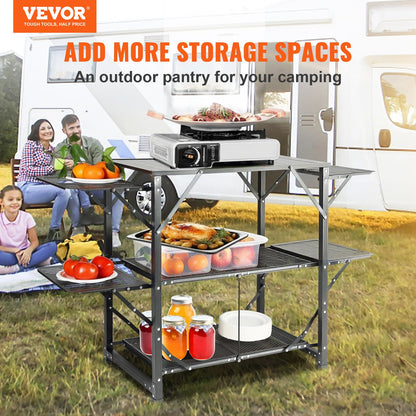 VEVOR Outdoor Camping Kitchen - Select Your Configuration - BJKYDCFHSBDSTYUGSV0 - view 2