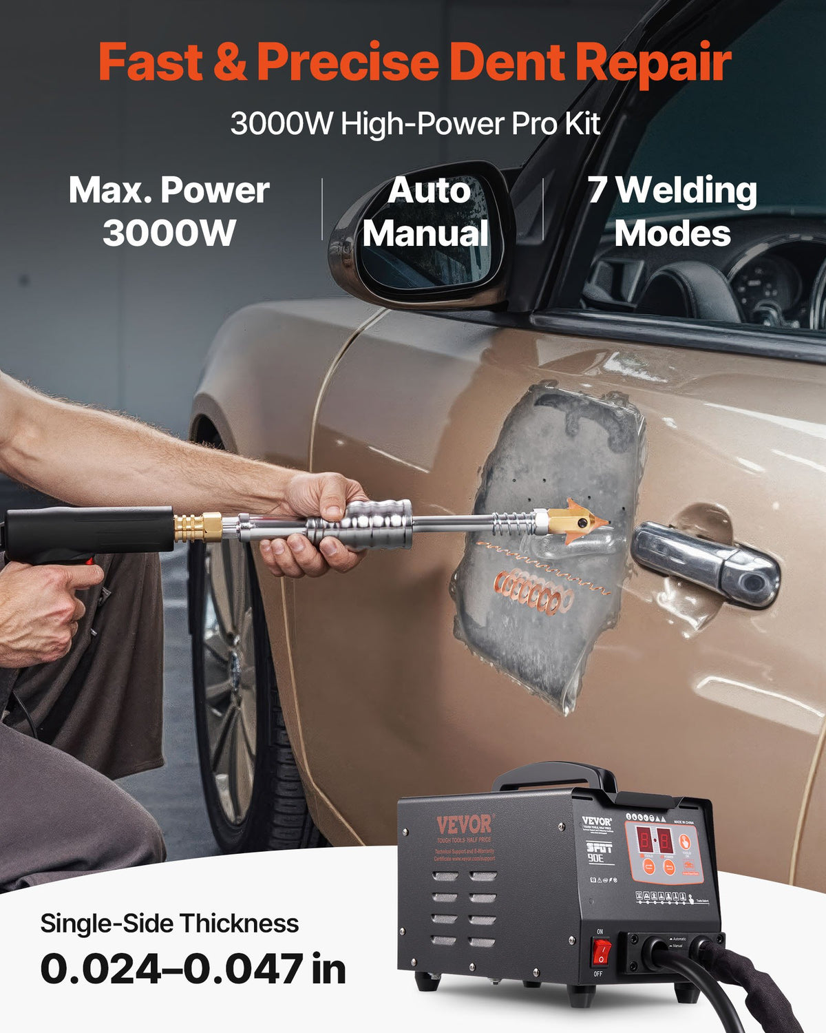 VEVOR Dent Repair Tools - Select Your Configuration - BJXFJG90E3KW00001V1 - view 2