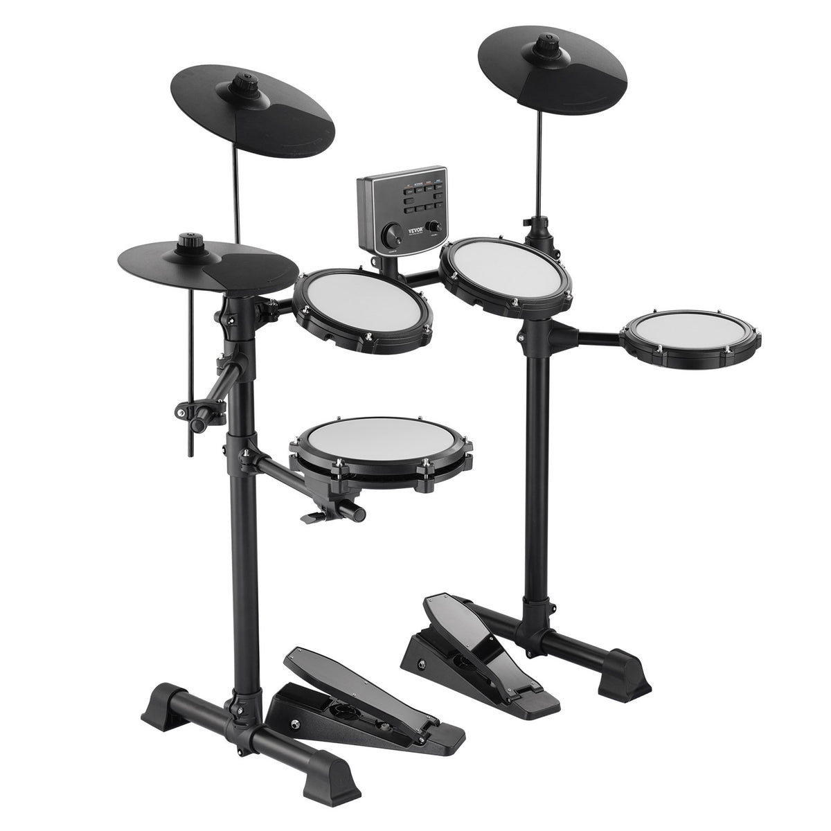 VEVOR Electric Drum Set, 15 Drum Kits & 150 Sounds Electronic Drum Kit, USB MIDI Supported 8 in Quiet Mesh Snare Electric Drum Set with 10 in Cymbals Drum Sticks & Headphone, for Beginners & Adults - BJZJDZGLJZJSL7KN0V1 - view 10