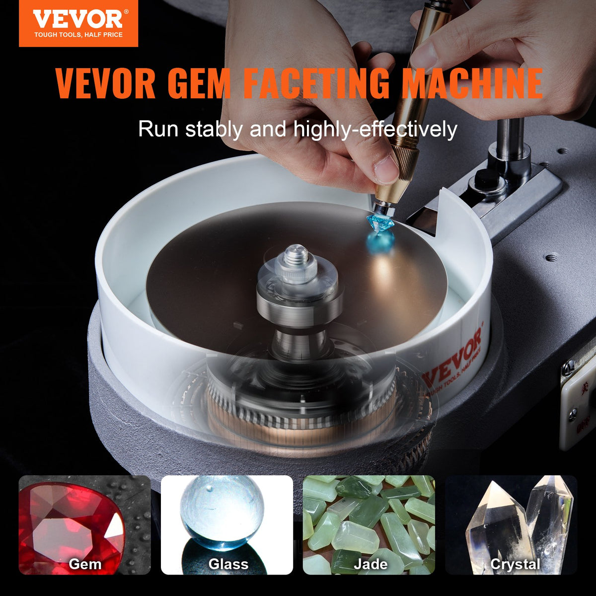 VEVOR Gem Faceting Machine - Select Your Configuration - BKDS802800RPMW3JMV1 - view 2