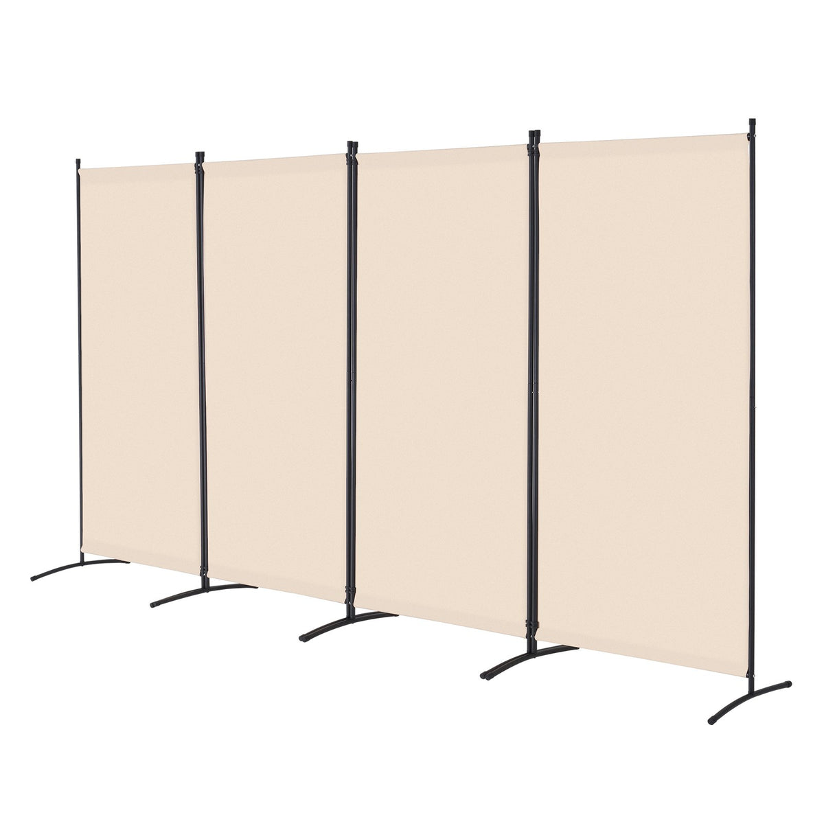 VEVOR Room Divider, 4 Panel Room Divider, Folding Privacy Screen and Portable Partition Divider for Room Separation, Freestanding Room Partitions for Office, Bedroom, Study, Beige - BLFWFGQ4MB348QKQ9V0 - view 10