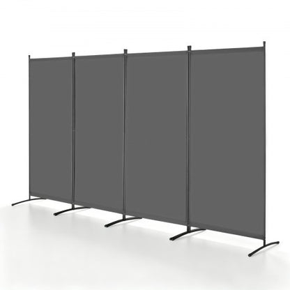 VEVOR Room Divider, 4 Panels Room Divider, Folding Privacy Screen and Portable Partition Divider for Room Separation, Freestanding Room Partitions for Office, Bedroom, Study, Grey - BLFWFGQ4MB34GAOCTV0 - view 2
