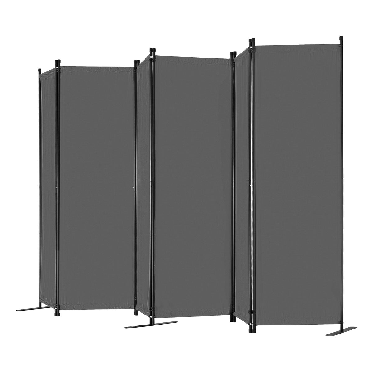 VEVOR Room Divider, 6 Panel Room Divider, Folding Privacy Screen and Portable Partition Divider for Room Separation, Freestanding Room Partitions for Office, Bedroom, Study, Grey - BLFWFGQ6MB22OTQ1RV0 - view 10