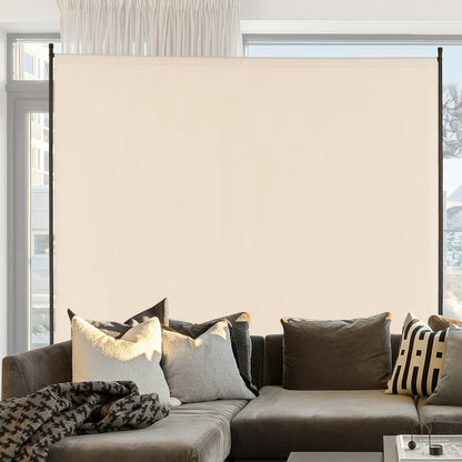 VEVOR Room Divider, Single Panel Room Divider, 6FT Privacy Screen Indoor, Partition Divider for Room Separation, Freestanding Room Divider Panel for Office, Bedroom, Beige - BLFWFGQDMB71XCNBQV0 - view 9